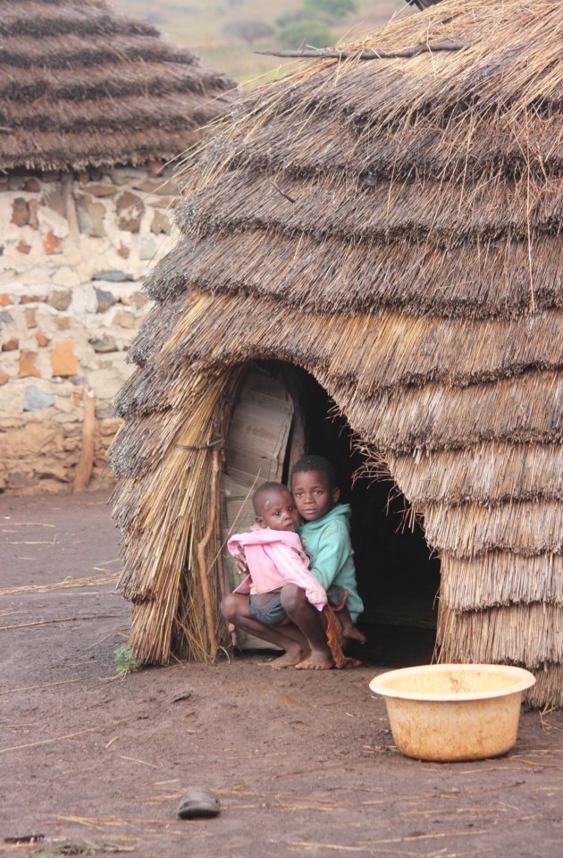 Dorpje in Zululand