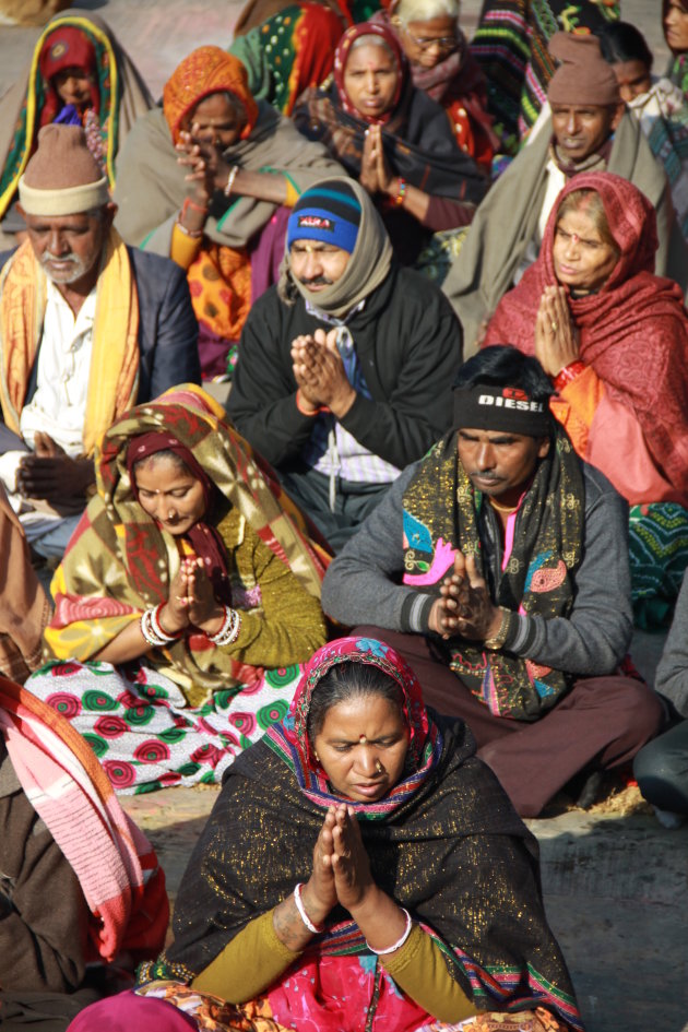 Pelgrims bij Pashupatinath 