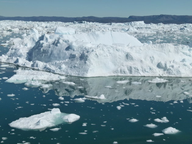 Tussen ijsbergen in de Disko Bay