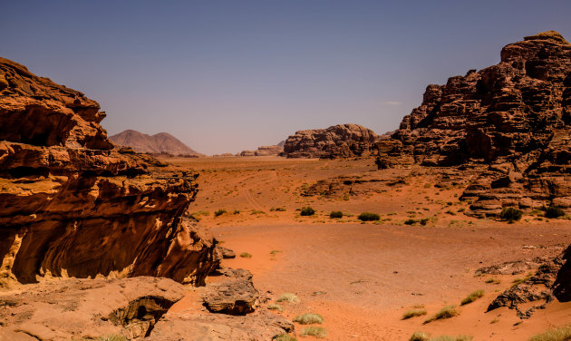 Wadi Rum bij avondlicht