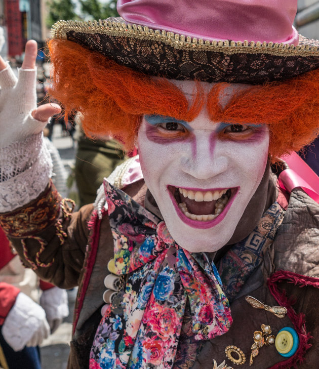 Straatartiesten op Camden Town