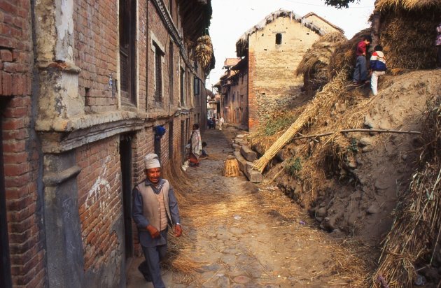 Straatbeeld Kathmandu