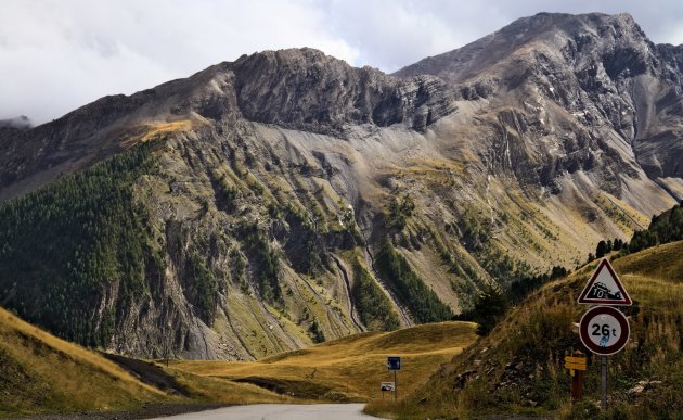 Uitzicht vanaf Col de Vars