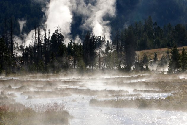 Ochtend in Yellowstone N.P.