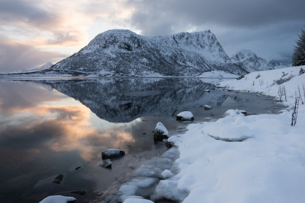 Laatste licht op Vågspollen 