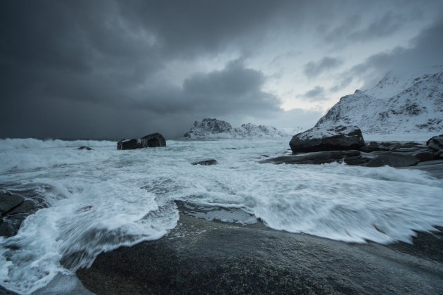 Strand bij Uttakleivveien