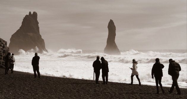 Wandelen op Reynisfjara Beach