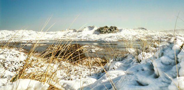 Sneeuw op Vlieland