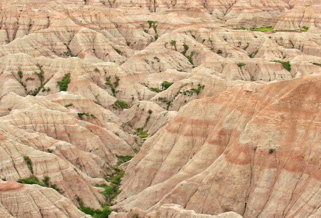 Badlands in detail