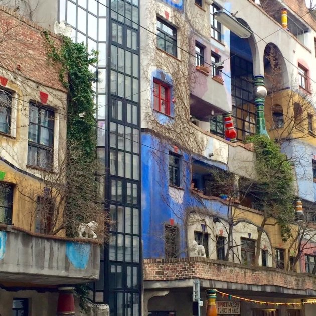 Hundertwasser museum in wenen