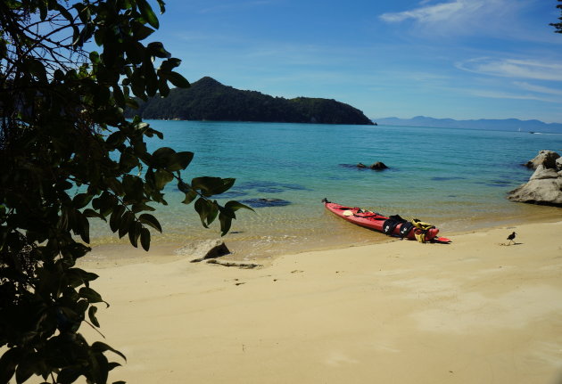 Een privéstrand in Abel Tasman National Park