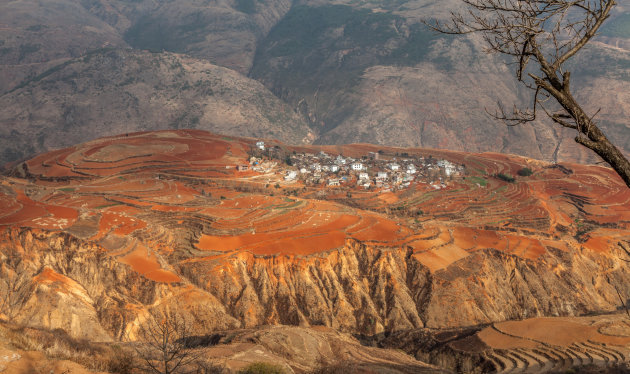 De rode aarde van Yunnan