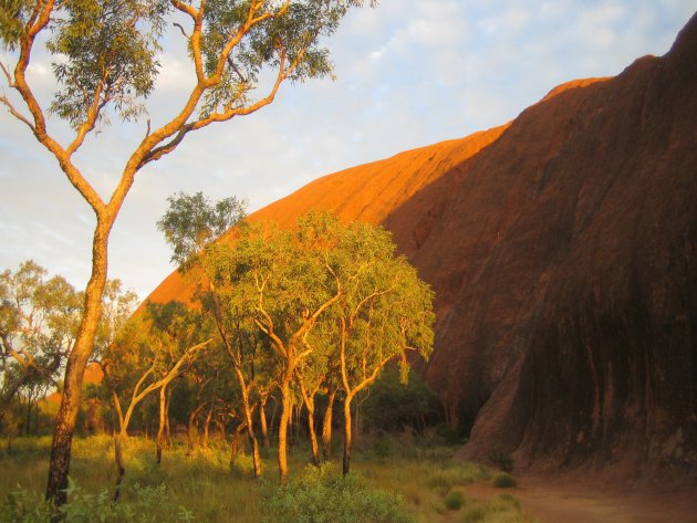 uluru in de outback van australie