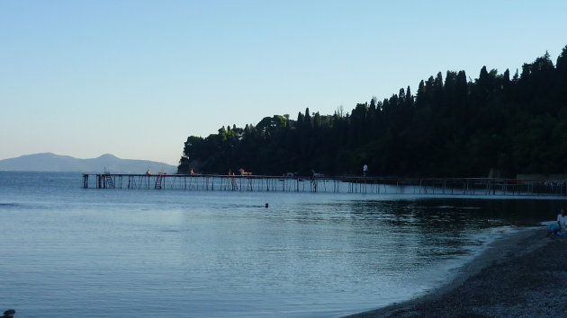 Kerkyra - Corfu - strand net buiten de stad