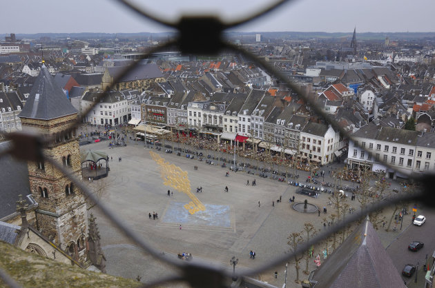 Het Vrijthof vanaf de St Jans toren