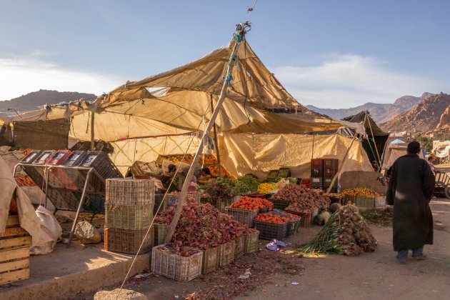 Plaatselijke markt in Tafraout