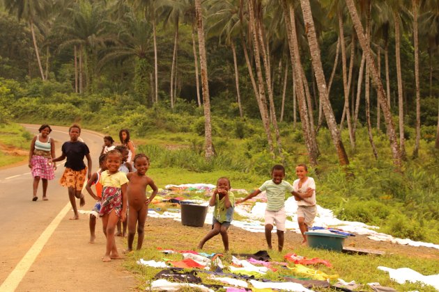 was naast weg, Sao Tomé