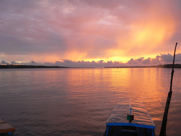 Zonsondergang Commewijne 