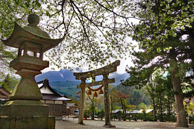 Shintotempel in Shirakawago