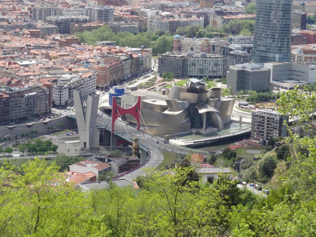 Guggenheim van boven af gezien