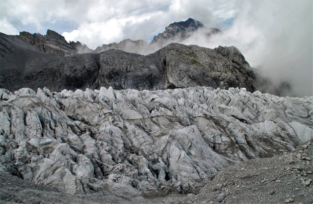 Lucht happen op de Yulong Mountain