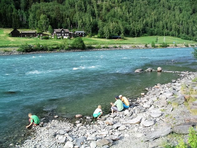 Chillen aan de de rivier 