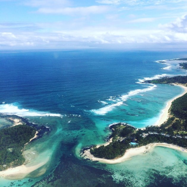 Mauritius from above