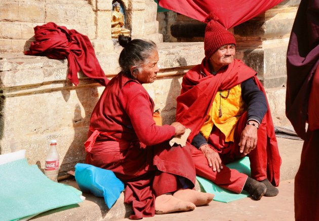 rond de Mahabodhi tempel