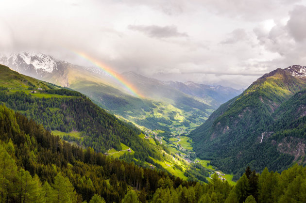 Zicht vanaf de Grossglockner 