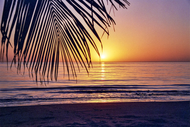 Zonsondergang Gambia