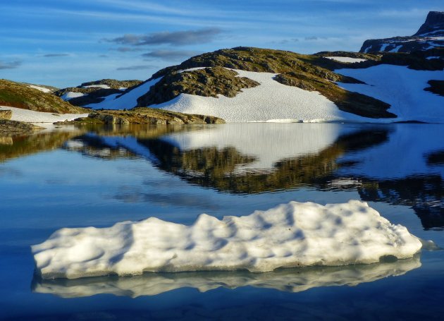 Aurlandsfjellet in avondlicht