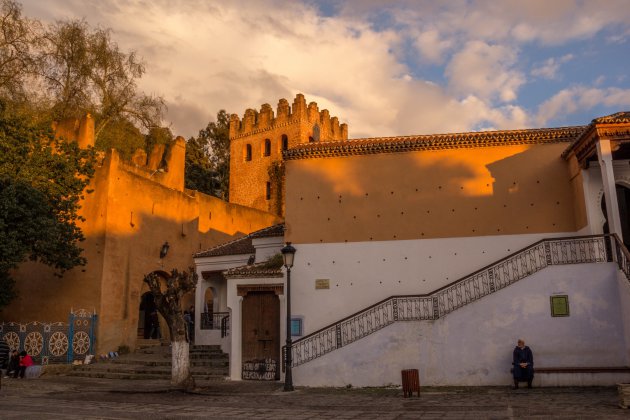 Plein in het centrum van Chefchaouen