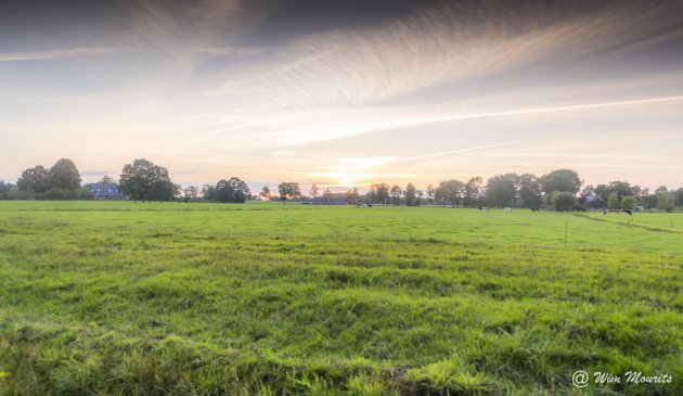 Zonsondergang Ruinen