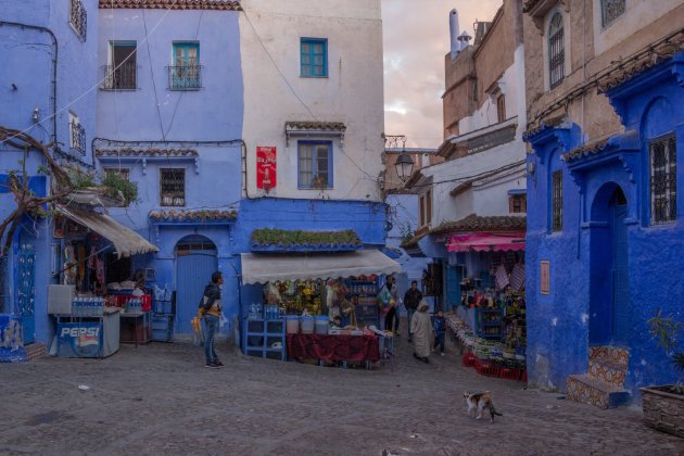 Pleintje in Chefchaouen