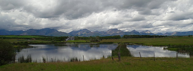 Een panoramisch landschap