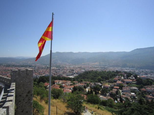 Uitzicht over Ohrid