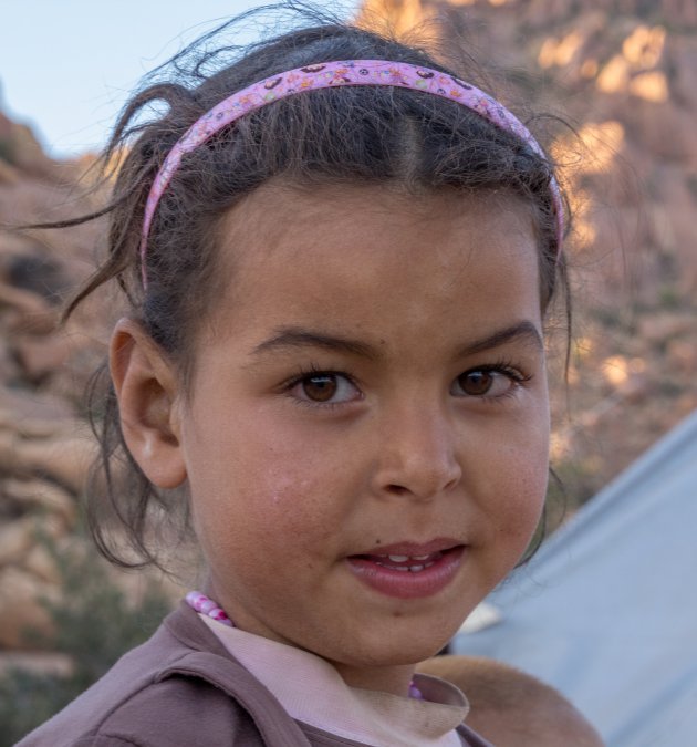 dochter van nomaden in Tafraout