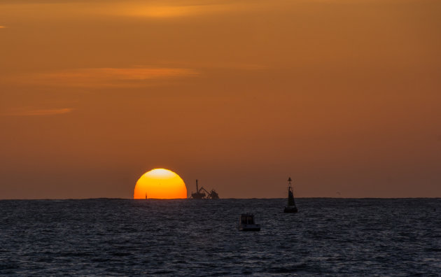 Zonsondergang bij Sanlucar de Barrameda