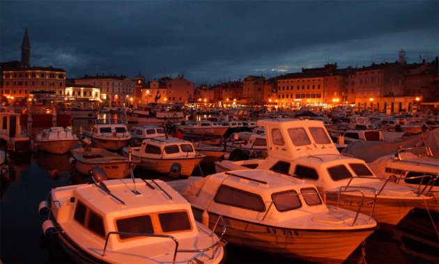 Rovinj bij night