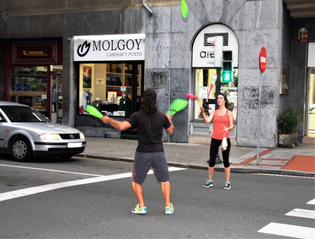 Straatbeeld Bilbao