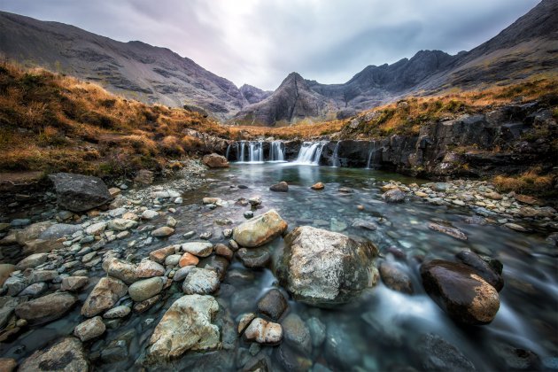 Fairy Pools op de Isle of Skye in Scotland.