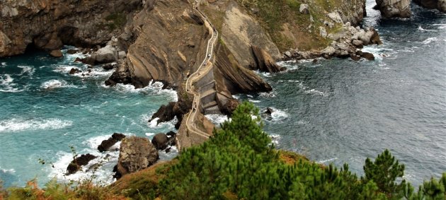 De trap van Gaztelugatxe