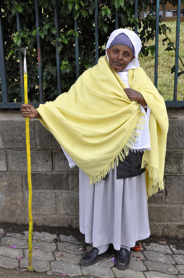 Levende engel in Addis Abeba