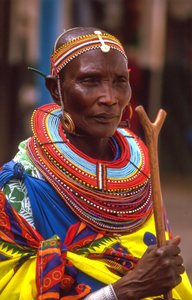 Trotse Samburu vrouw