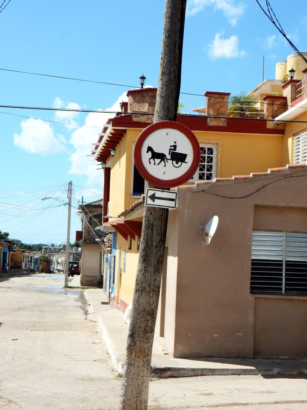 Straatje in Trinidad