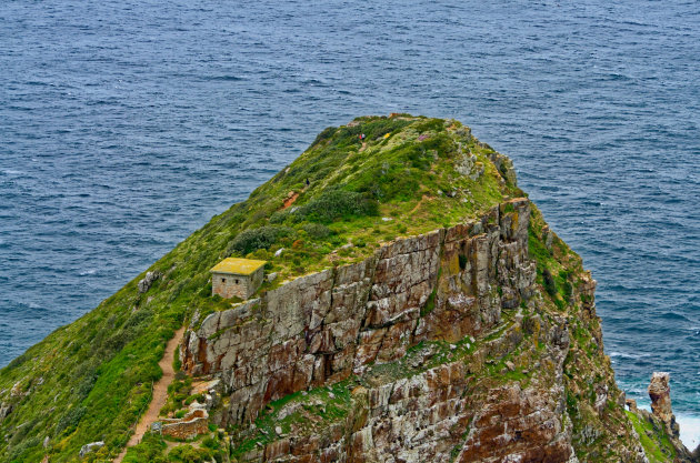 Wandelen op de klif bij Cape point