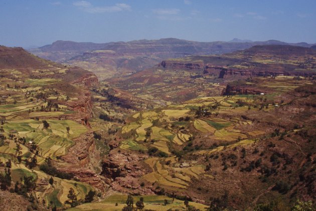 Landschap in Noord-Ethiopië