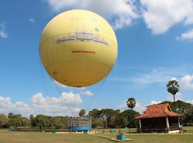 Omhoog bij Angkor Wat 