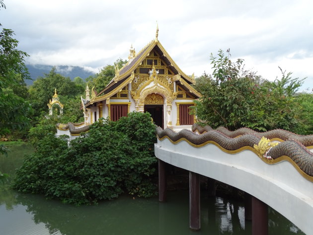 Tempel op Boeddhistisch centrum.