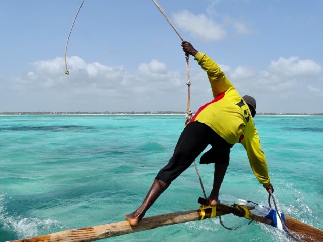 Acrobaat op zee